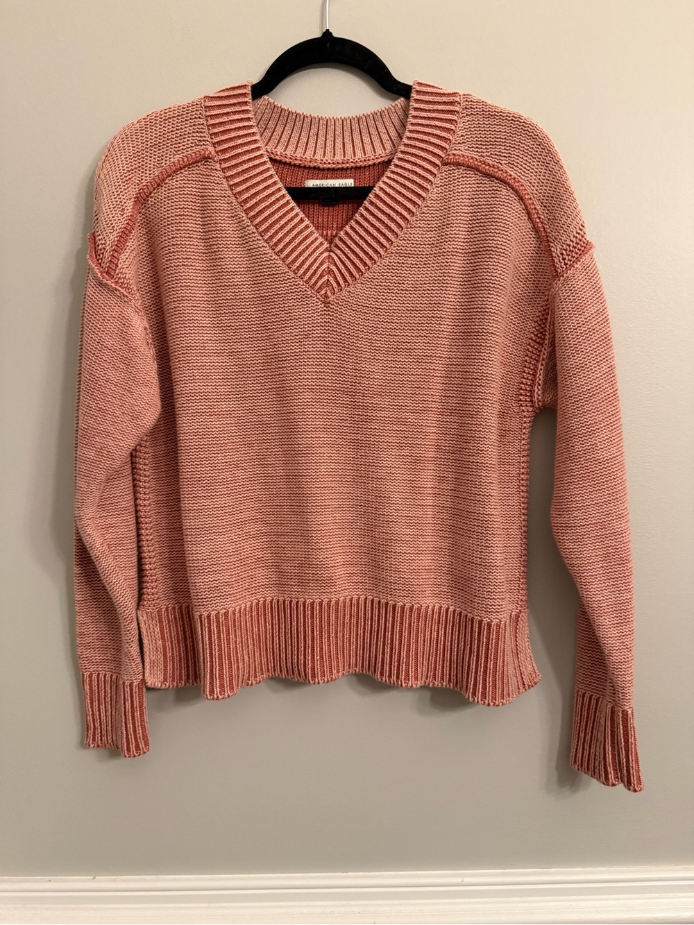 American Eagle Long Weekend V-Neck, Canyon Creek color, XS, VGUC